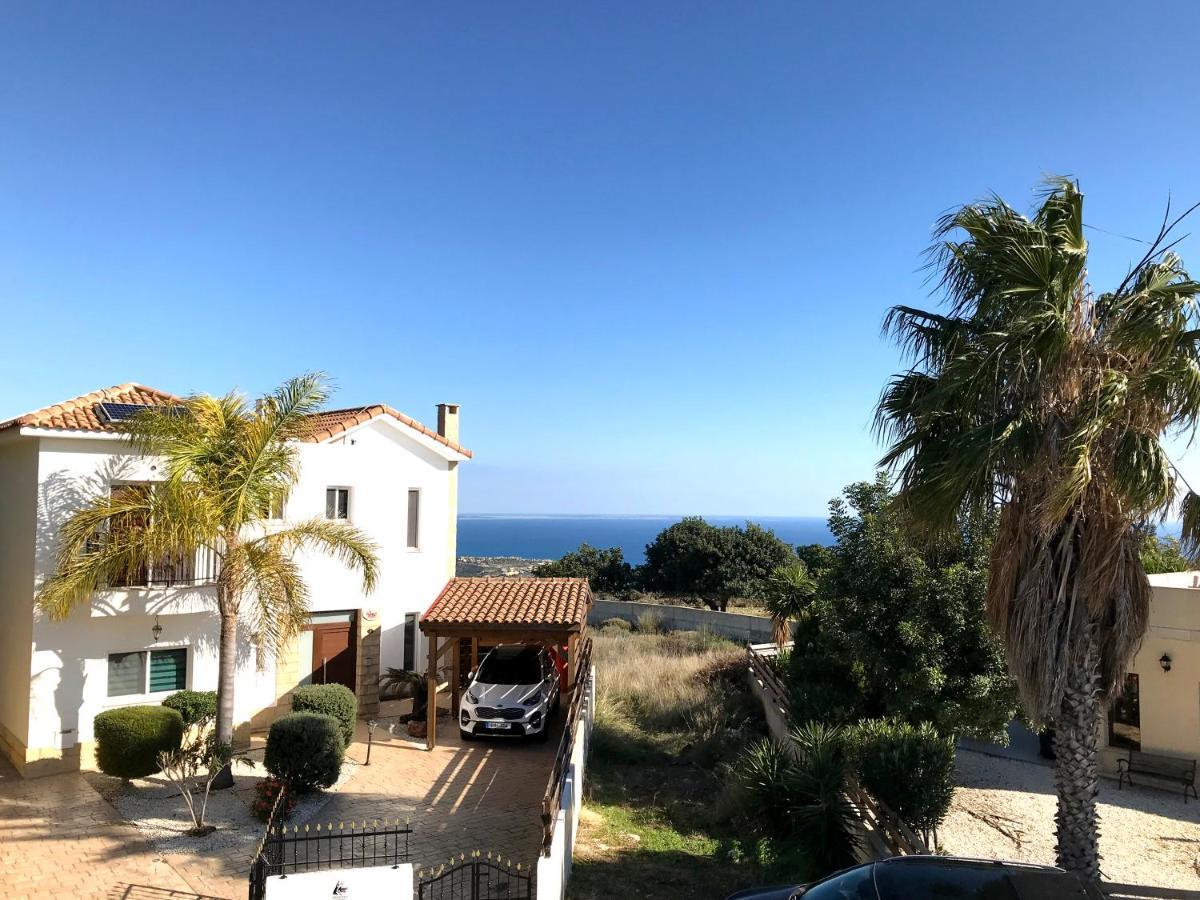 Amathousia Villa With Private Pool And Sea View Pissouri Dış mekan fotoğraf